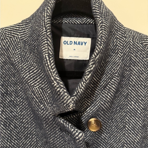 Old Navy Women's Navy Pea Coat - Picture 2 of 4